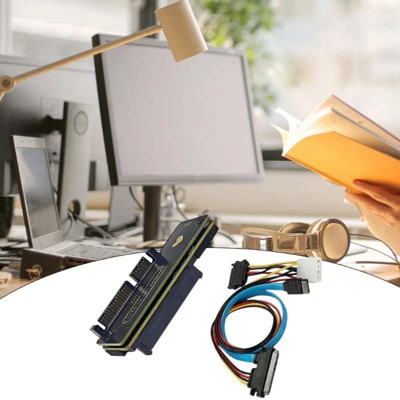 Thẻ Riser Cáp Chuyển Đổi 20CB 6Gbps 22Pin Sang 29Pin Cho Ổ Cứng Thể Rắn 2.5/3.5 Inch HDD