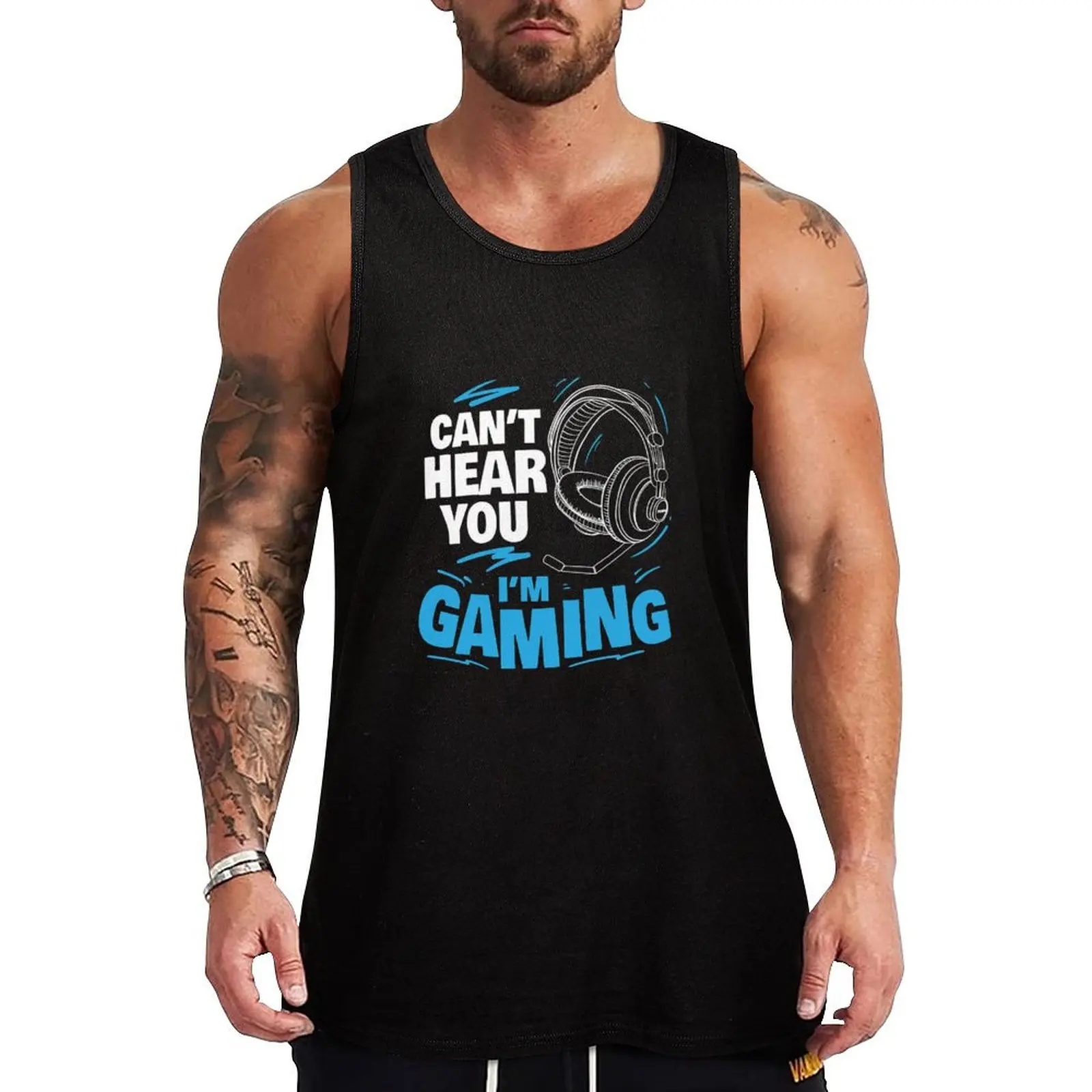 

I can't Hear You I'm Gaming Busy Funny Video Gamer Tank Top cute tops gym