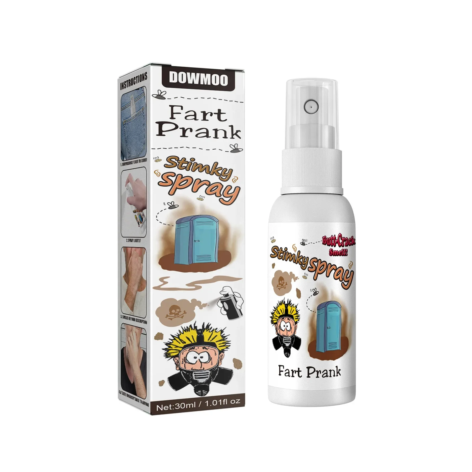 Novelties Liquid Fart Gag Prank Joke Spray Can Stink Bomb Smelly Stinky Gas Liquid Fart Gag Prank Joke Spray Can Stink Bomb