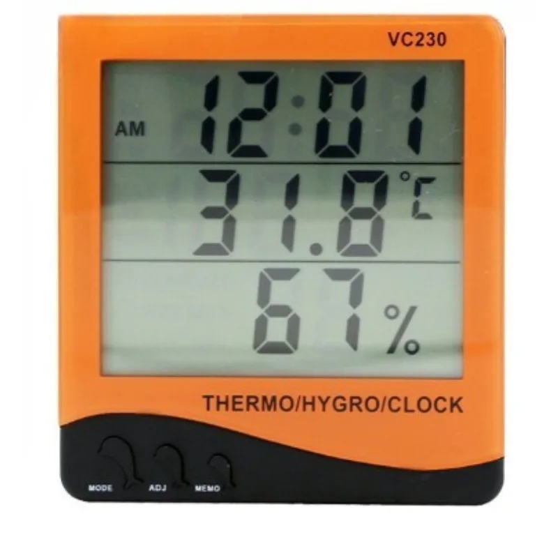 

Household desktop temperature and humidity meter, electronic digital display indoor temperature and humidity meter