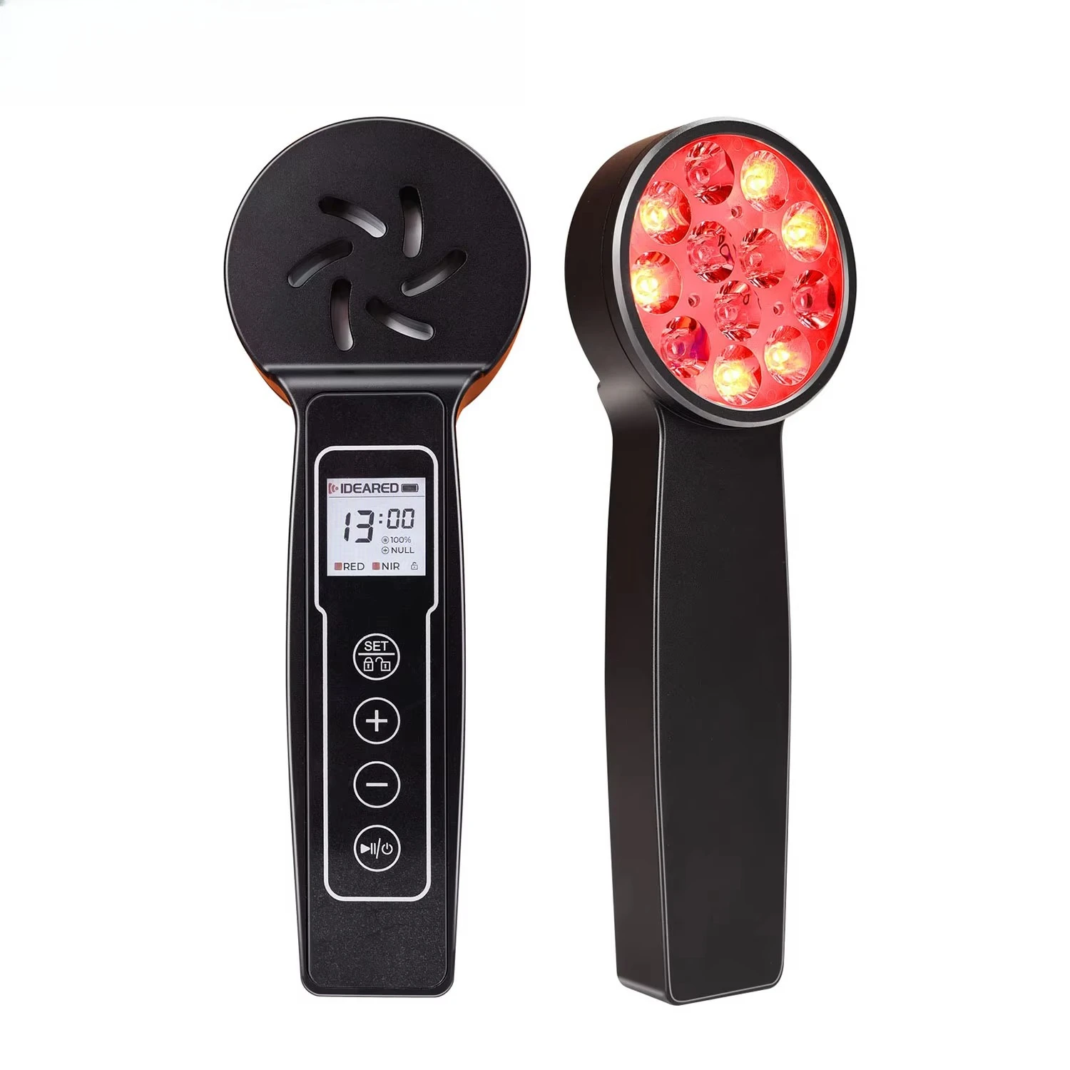 مصباح الضوء الأحمر للوجه المحمول بالساونا بالقرب من جهاز العلاج بالضوء LED بالأشعة تحت الحمراء عصا العلاج بالضوء الأحمر للجمال