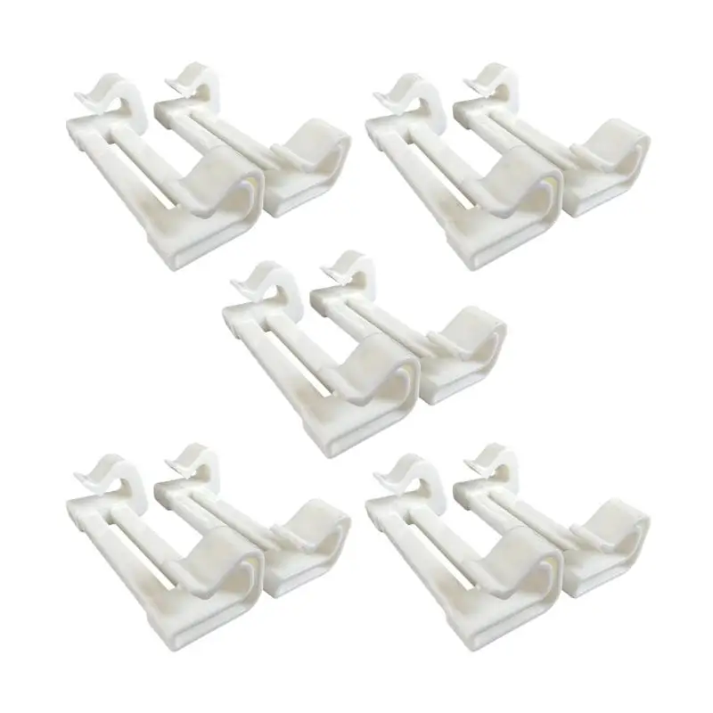 U13f 10pcs 베이비 욕조 그립 그립 비 슬로프 디자인 안전한 유아 목욕 경험을위한 부착 및 분리하기 쉬운 유아 목욕 경험