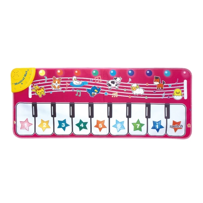 

Interactive Musical Dance Mat Toy for Kids 1 4 Years, Educational Piano Playmat for Toddlers, Birthday Gift for Boys and Girls