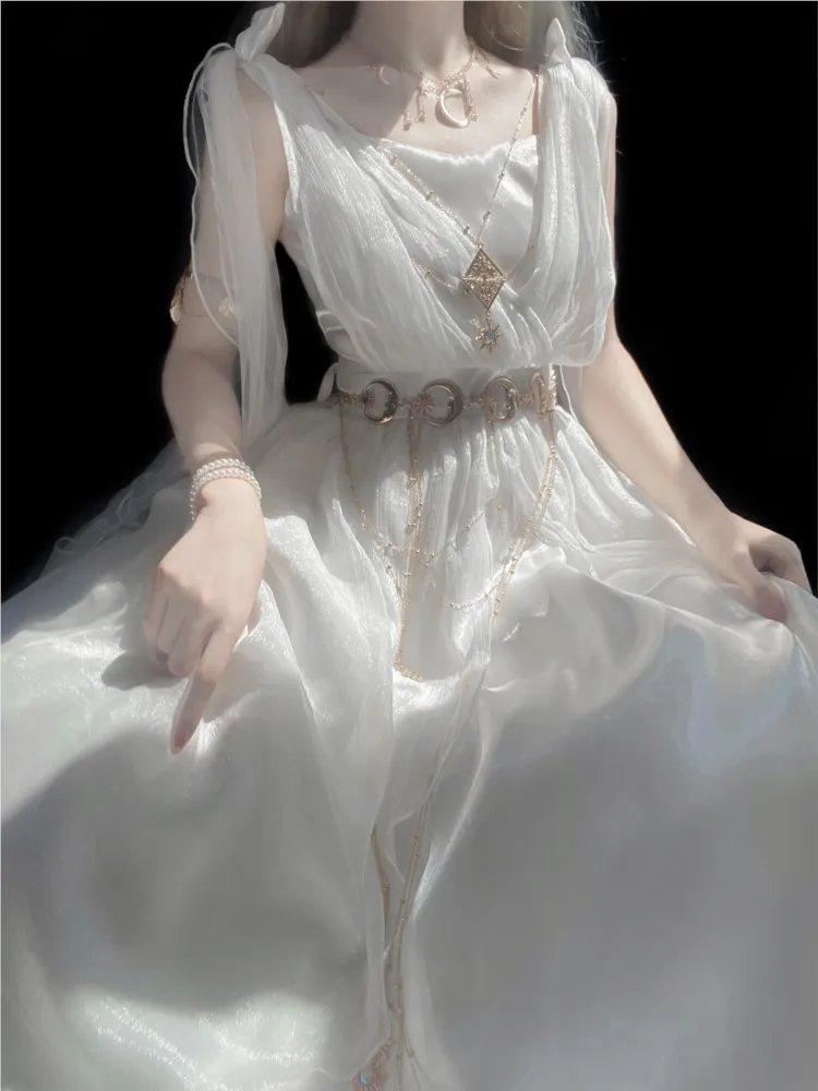 Vestido de falda grande de estilo divino Ropa de estilo chino