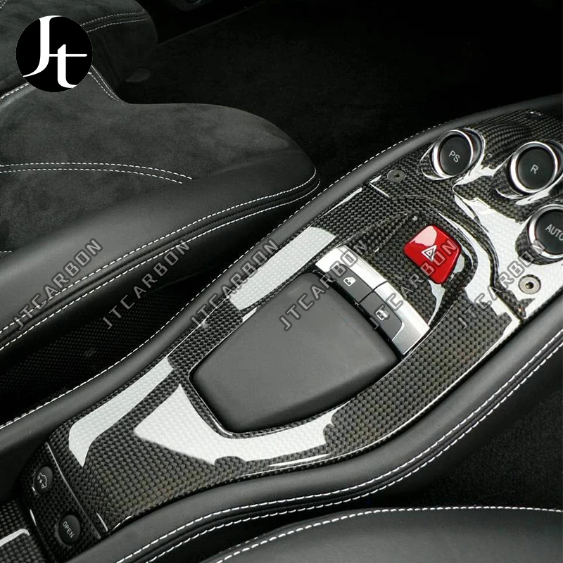 For Ferrari 458 OEM Center Console Air Conditioning Vent Dashboard Instrument Panel Cover Dry Carbon Fiber Set Body Kit