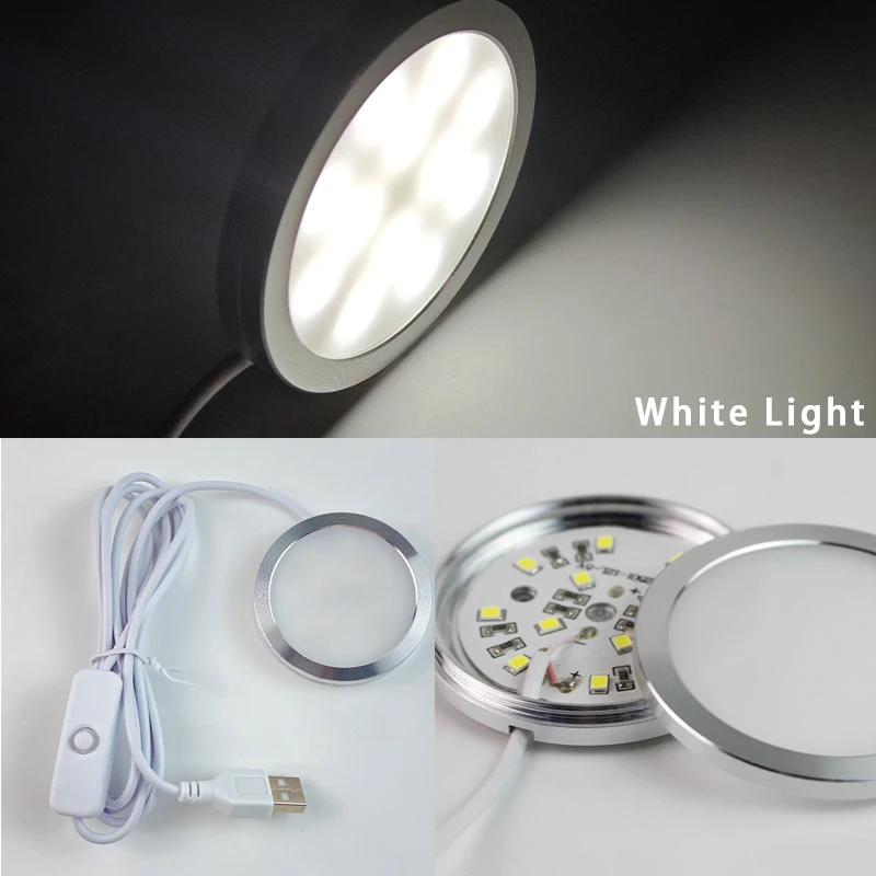 3D-printer onderdeel voor Bambu Lab LED lamp kit 001 DIY model hardware zonder behuizing warm wit DC 5V 3D-printer verstelbare lichtset