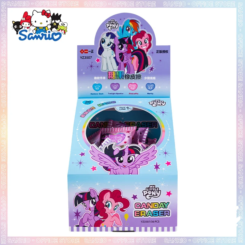 

Miniso Stationery My Little Pony Candy Color Eraser Creative Children'S Pencil Eraser Student Pencil Eraser School Supplies Gift