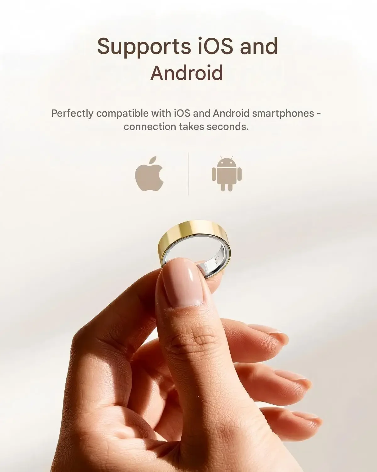 QINO K62 Men's Stainless Steel Smart Ring 2026 Strong Vibration Call Reminder Heart Rate Blood Oxygen Wearable Tech Tracker