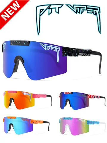Adult UV400 Pit Viper Sunglasses Men Women Baseball Softball Sun Glasses Male Female Outdoor Eyewear Sport Goggles Mtb Shades