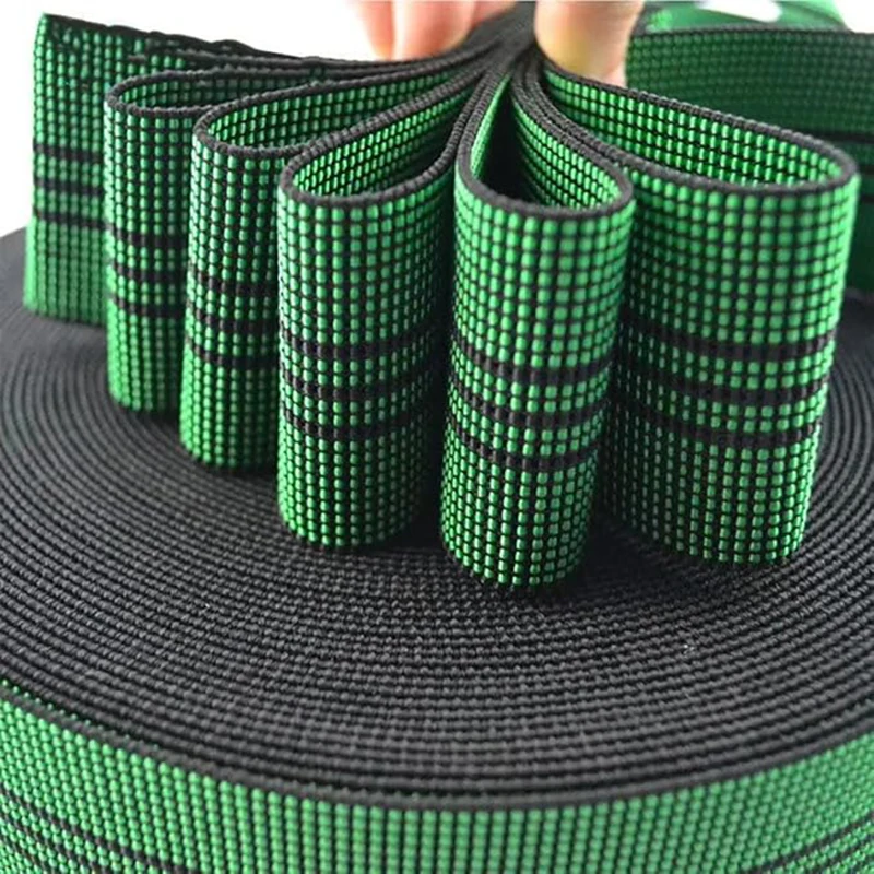 1/2/3/4/5M 43/50/70/100mm Sofa Collapse Repair Elastic Bandage Furniture Straps Elasticity Latex Tape Apparel Sewing Rubber Band