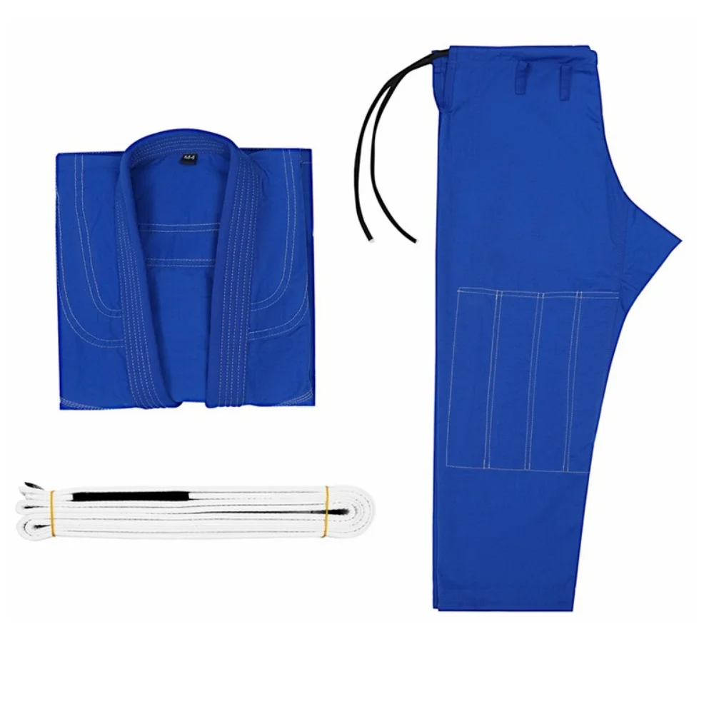 Professional BJJ Gi Brazilian Jiu Jitsu Kimono Uniform Reinforced Stitching Complete Outfit with Belt for Grappling MMA Training