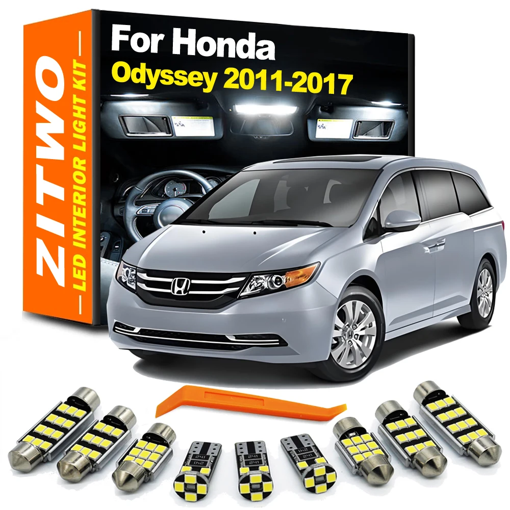 

16Pcs Canbus LED Interior Light Vanity Mirror Lamp License Plate Light Kit For Honda Odyssey 2011 2012 2013 2014 2015 2016 2017