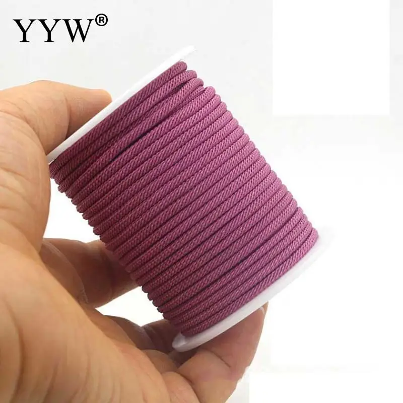 2mm 2.5mm 3mm 28 Colors Nylon Thread Cord String for DIY Making Bracelet Necklace Handmade Craft Accessories Jewelry Making Flat