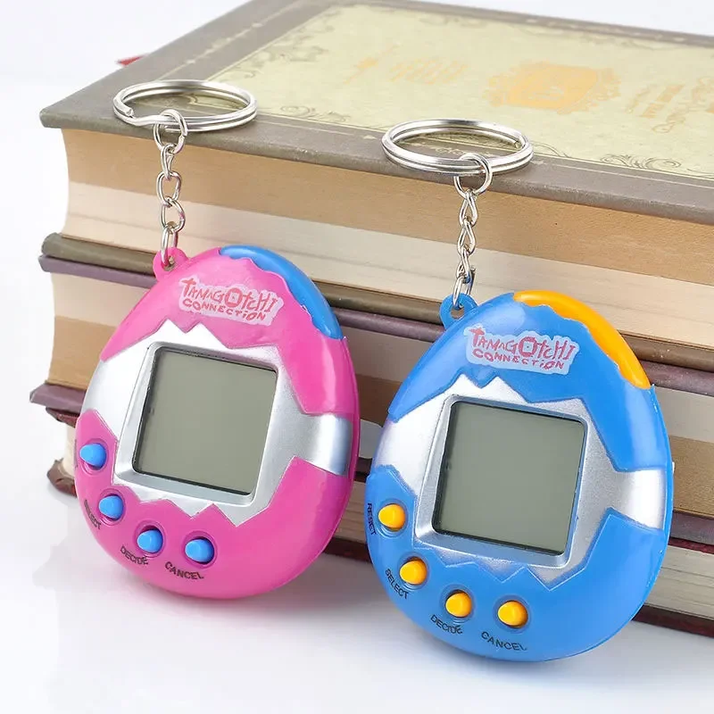 Regalo di Capodanno per bambini Gioco elettronico creativo per animali domestici Tamagotchi Giocattolo Giocattoli elettronici per animali domestici virtuali Mini portachiavi Regali per bambini