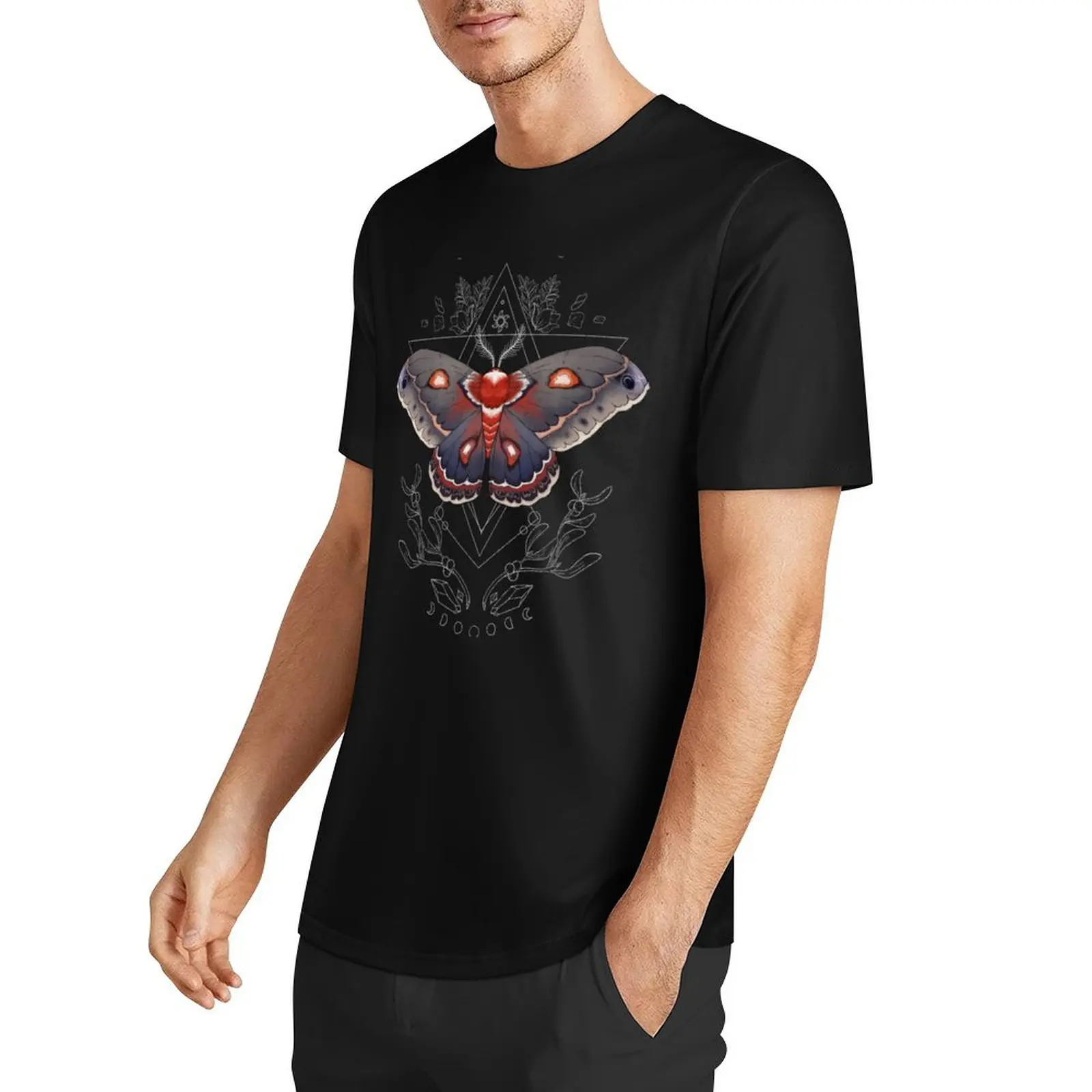 Cecropia T-Shirt man clothes vintage anime shirt cotton t shirt men