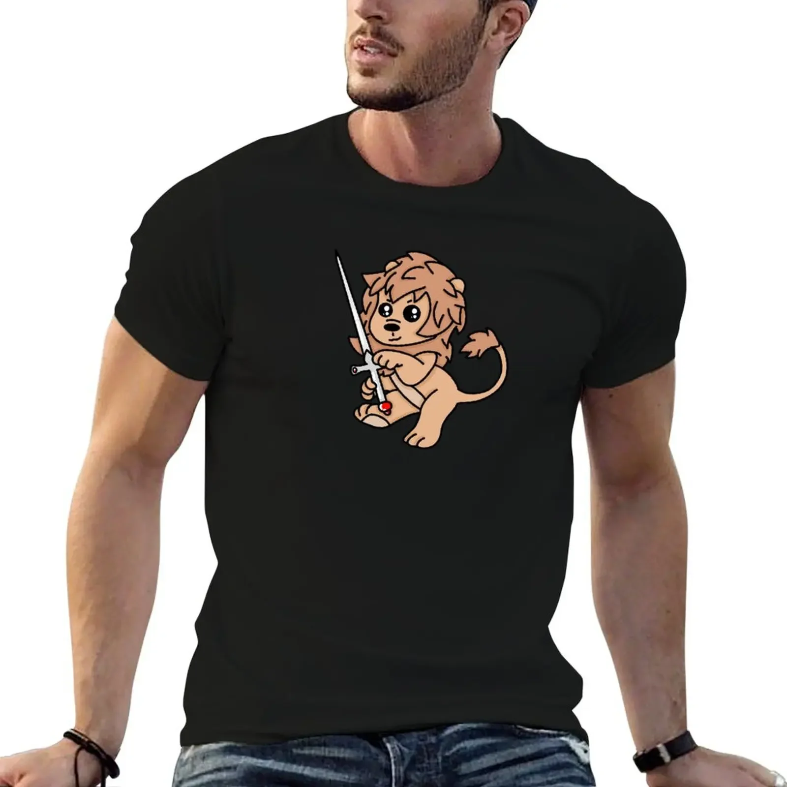 

Baby Lion T-Shirt sweat Aesthetic clothing blanks plain designer t shirt men
