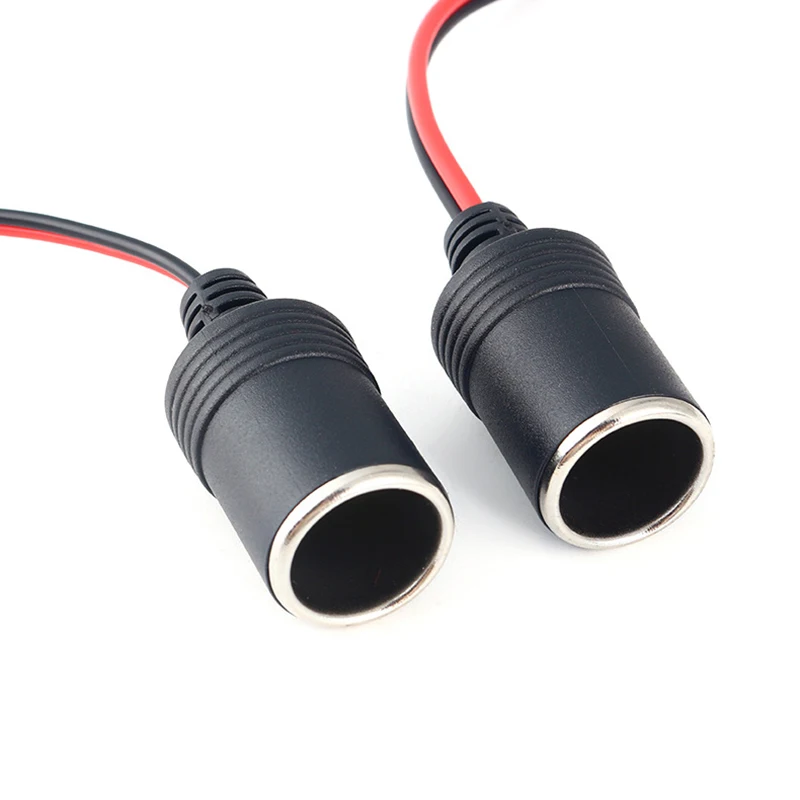 12V24V 10A Power Cigarette Connector Plug With Female Socket Plug Car Cigarette Charger Cable Charging Extension