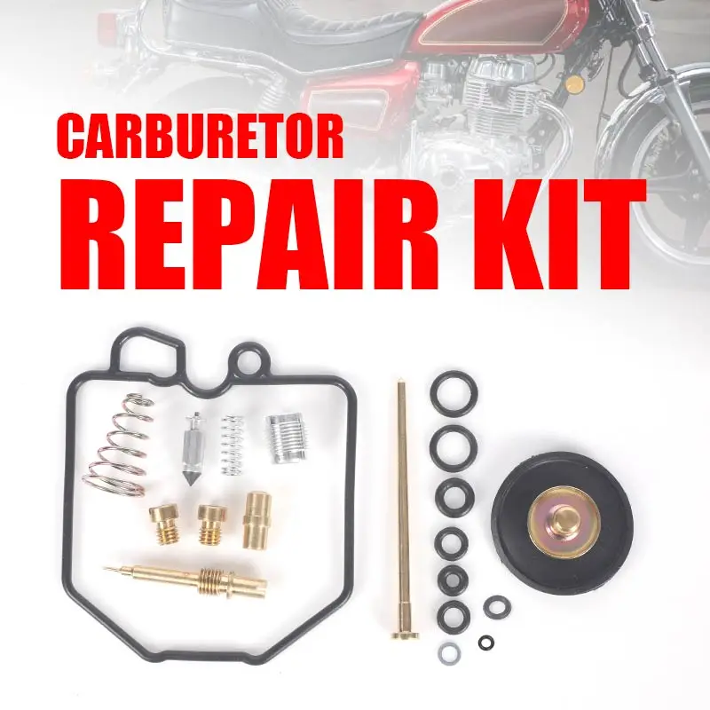 طقم تصليح المكربن لهوندا CM400 CM400T CM400C CM400E 1980 1981 إعادة بناء أداة قطع غيار الطائرات استبدال أجزاء الملحقات