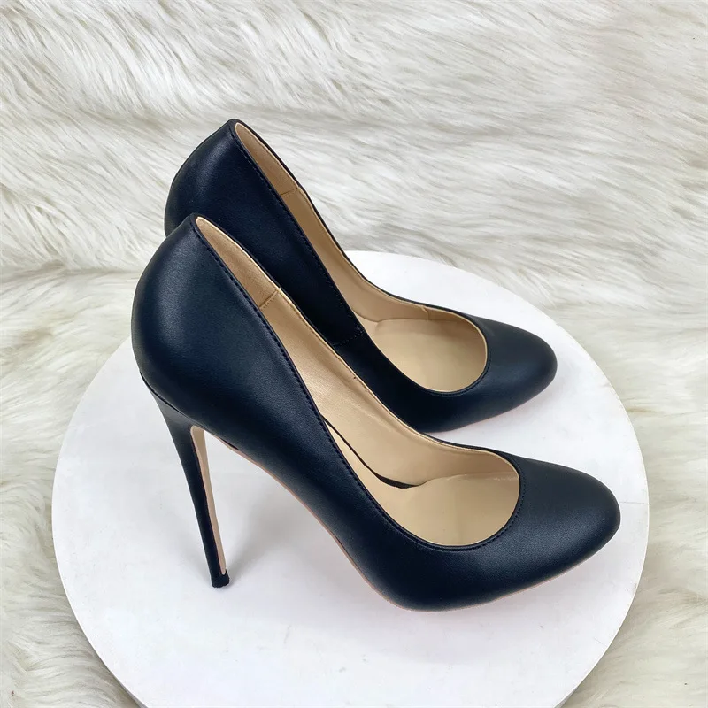 

Women Round Toe 12cm High Heels Fashion Sexy Shoes Women Pumps Wedding Shoes Business Working Shoes Woman zapatos de mujer