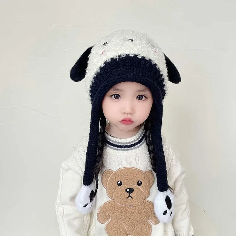 Chapeau de protection des oreilles pour enfants, Cinnamoroll Kuromi Anime, Kawaii Sanurgente Ins, écharpe bébé My Melody, casquette chaude, cadeaux mignons pour enfants, hiver