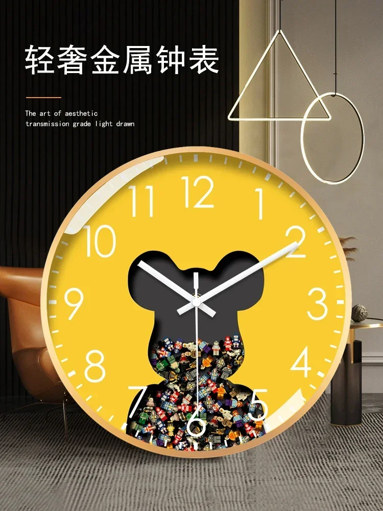 Modern Metal Wall Clocks Living Room Decoration Electronic Silent Wall Clocks Nordic Simple Design Home Decor Wandklok LLWC