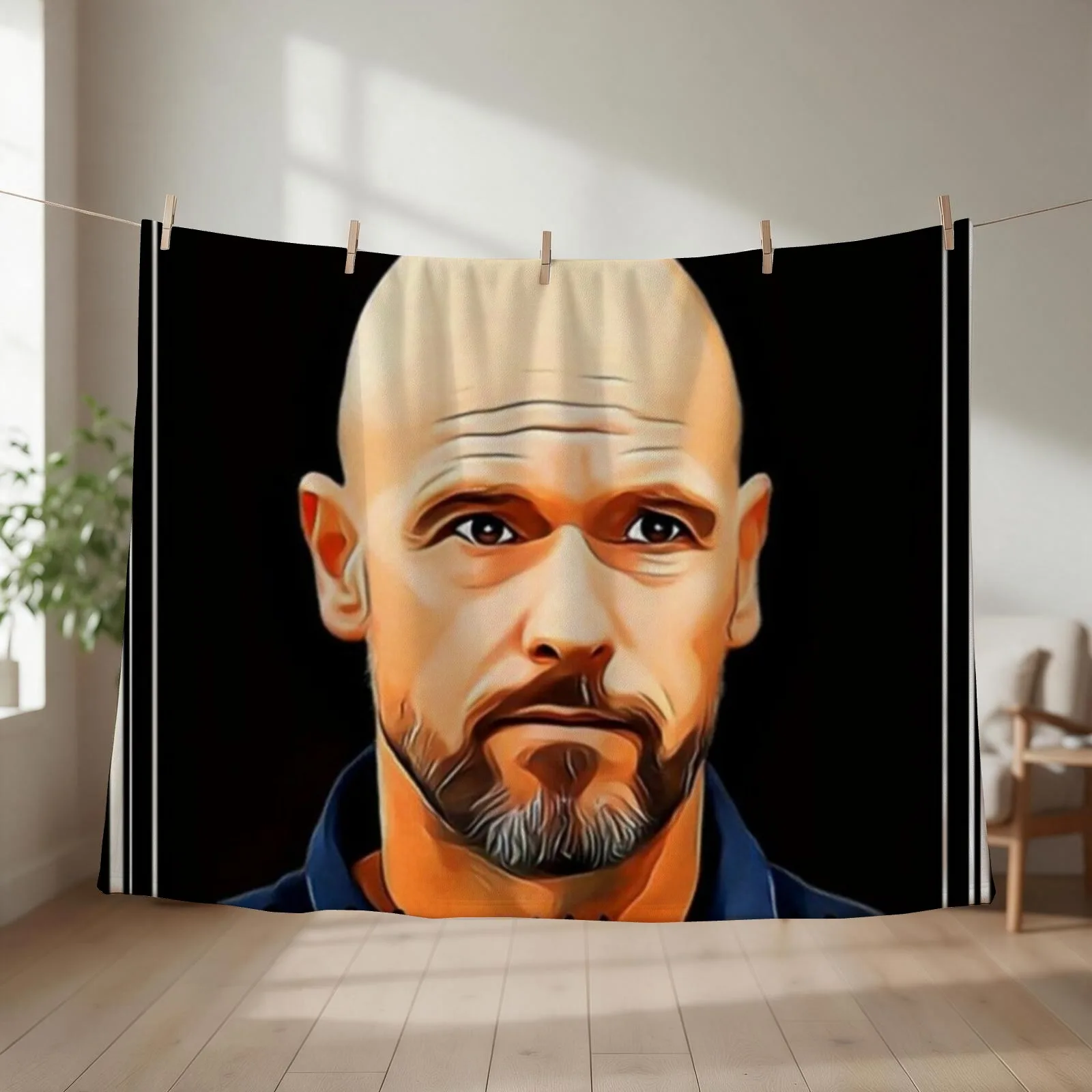 Erik Ten Hag Posters Newest Throw Blanket valentine gift ideas Stuffeds warm for winter heavy to sleep Blankets