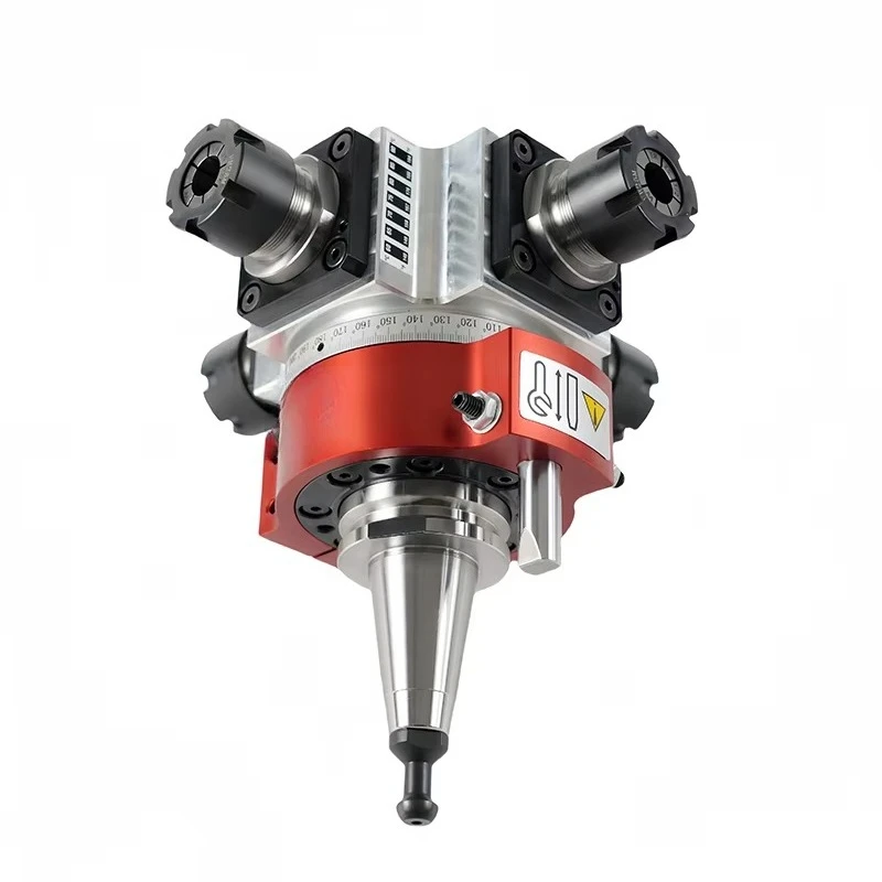 HQD 9KW Tool-Changing Spindle Angle Head 4-Outlet Precision Type Angle Head of  Engraving