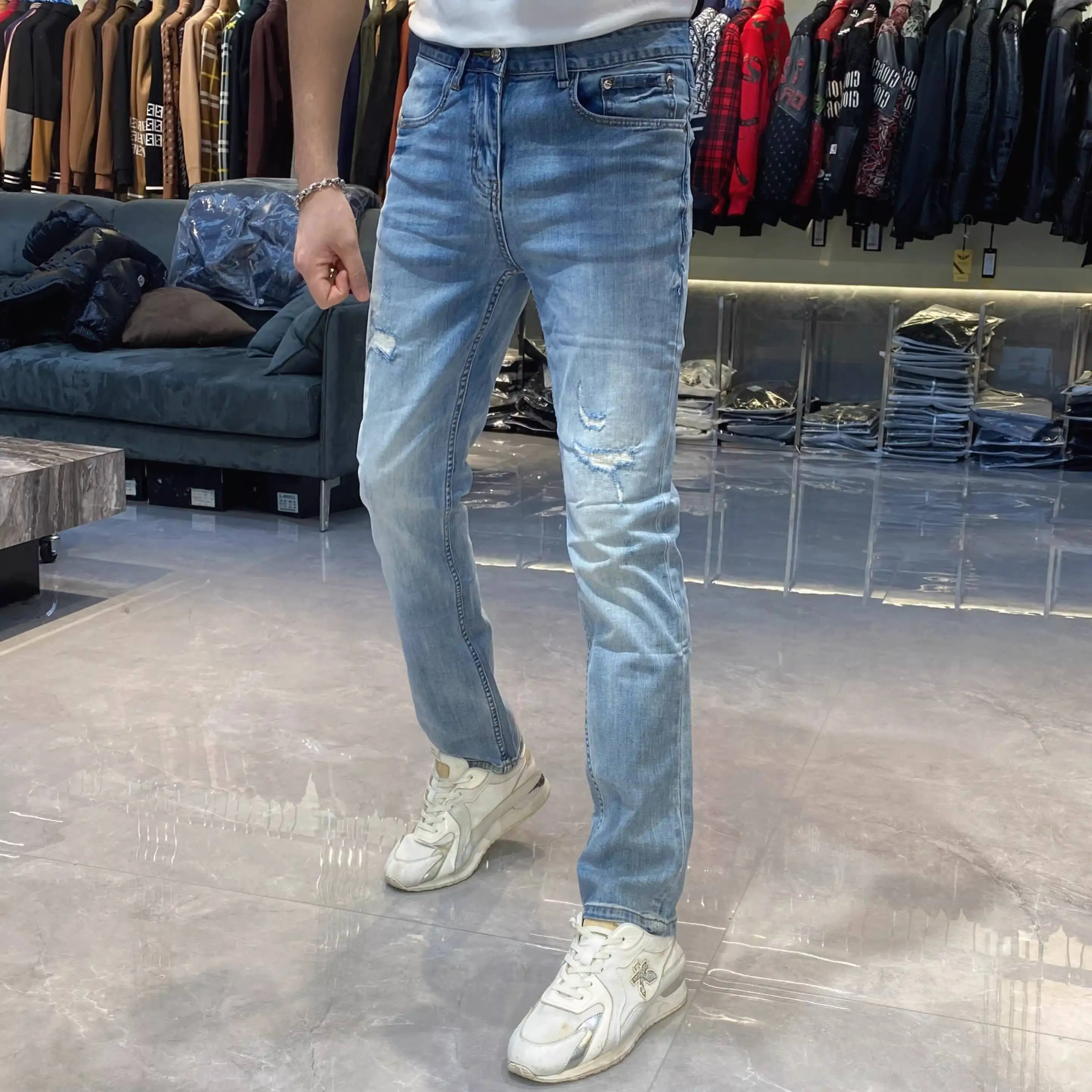 Nuovi Jeans da Uomo 2026 Stile - Skinny Jeans Ripped recensione e prezzo