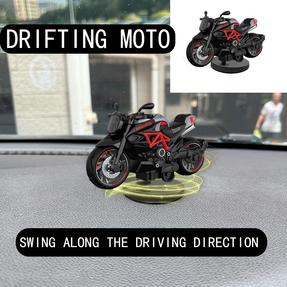 

Для DUCATI Kawasaki мотоцикл Drift вращающаяся автоматическая поворотная модель мотоцикла внутренняя центральная консоль украшения рождественские подарки