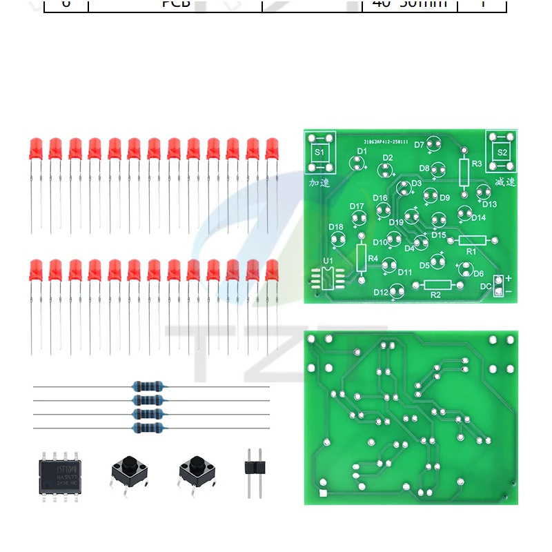 1/2/5-teiliges DIY-Kit Elektronisches Windmühlen-Set DC 5V Lustiges DIY-Set zum Löten Elektronisches DIY-Kit – Detail 2