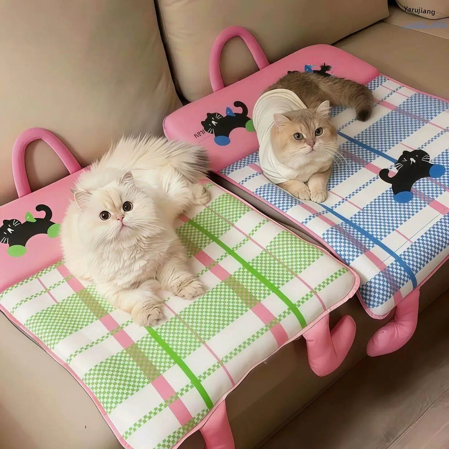 Summer Cooling Pet Bed Ice Mat Anti-Bite  Dog Nest Sleeping Pad Temperature Control Small  Cooling Mat Heat Relief