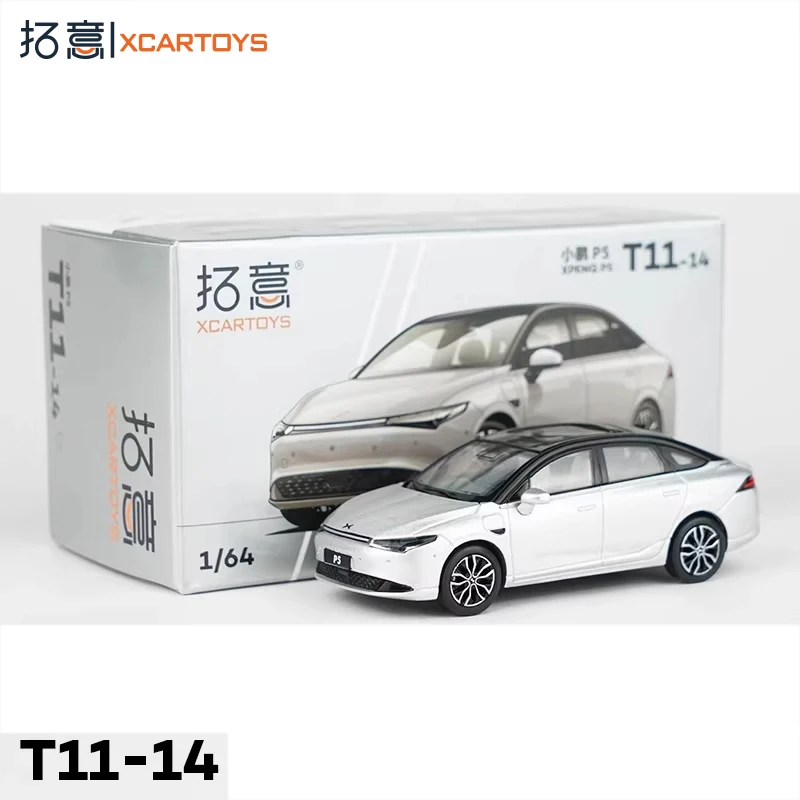 

Модель автомобиля XCARTOYS T11-14 Xiaopeng P5 Star Moon Silver Alloy
