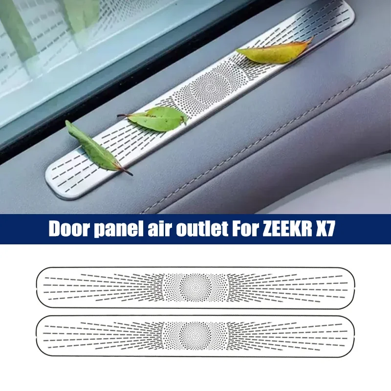 

Pair For ZEEKR 7X Air Outlet On Door Panel Cover Air Conditioner Protective Cover Dust Cover Stick Patch Decor Auto Accessoires