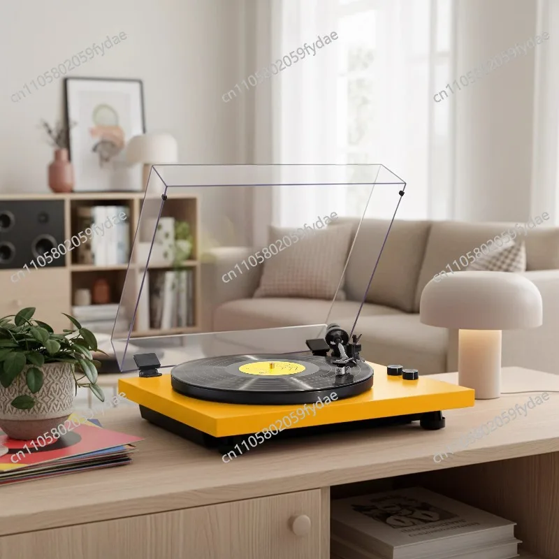 Professional Dynamic Magnetic Vinyl Record Player High Fidelity Bluetooth Vinyl Record Player HIFI Level Automatic Stop Function