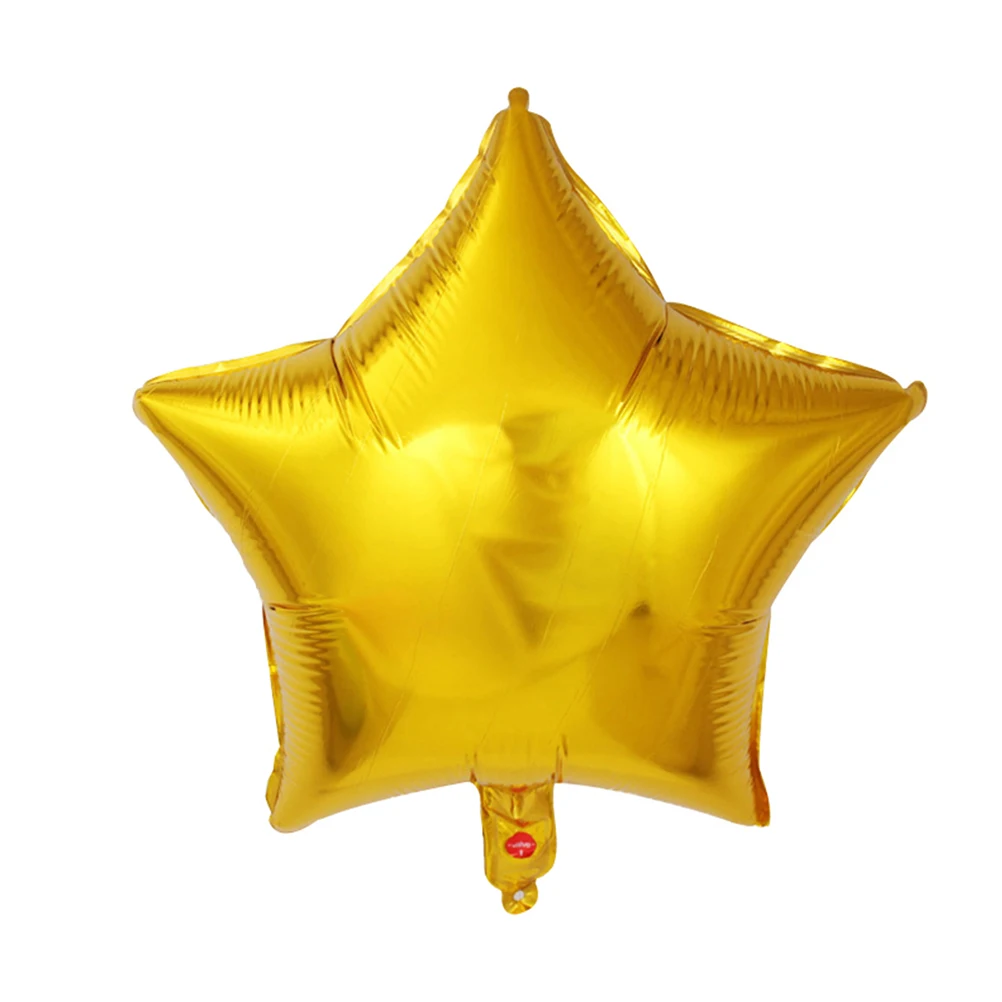

16 Inches Golden Eid Set 18in Star Sequins Balloons Aluminum Foil Latex Balloon Supplies Reusable