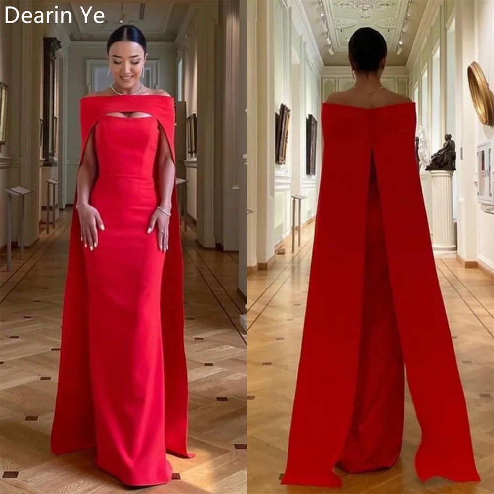 

Formal Gown Evening Dearin Off-the-shoulder Column Floor Length Skirts Vertically Bespoke Occasion Dresses Saudi Arabia Prom Dre