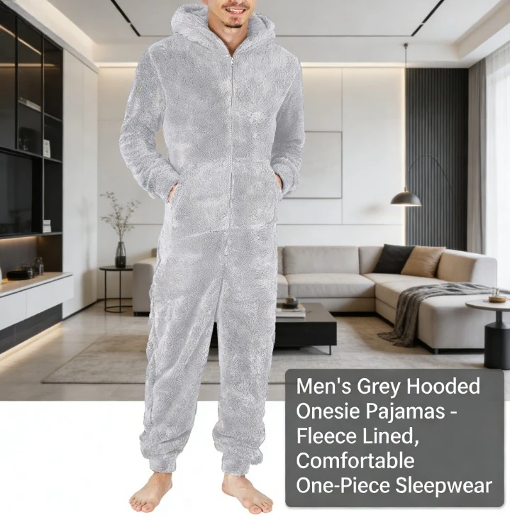 

Мужской флисовый комбинезон на молнии для пар, теплая зимняя одежда для сна, уютная пижама