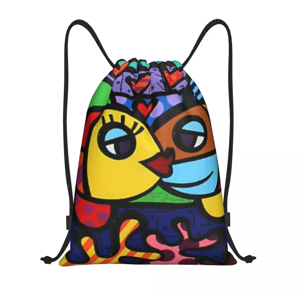 Britto Anime Drawstring Backpack, Nome personalizado, Impermeável, Ao ar livre, Praia, Natação, Esportes, Ginásio Organizador, Saco De Armazenamento