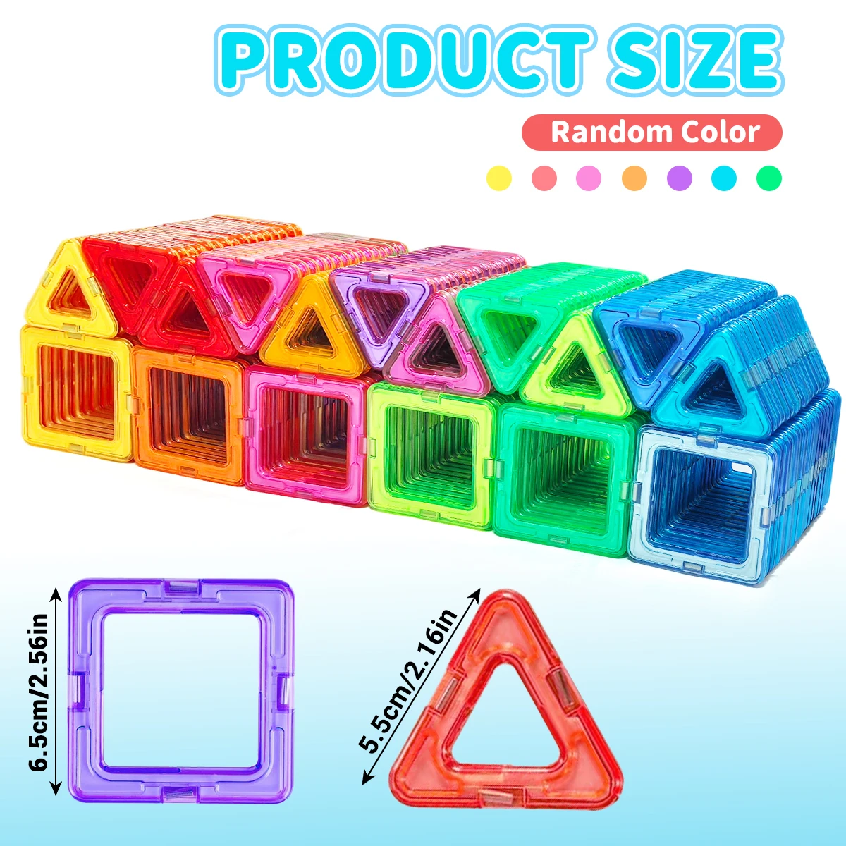 مجموعة مكعبات بناء مغناطيسية، مقاس كبير 20/40 قطعة ألعاب جذعية، ألغاز تعليمية للأطفال، هدية عيد الميلاد والهالوين