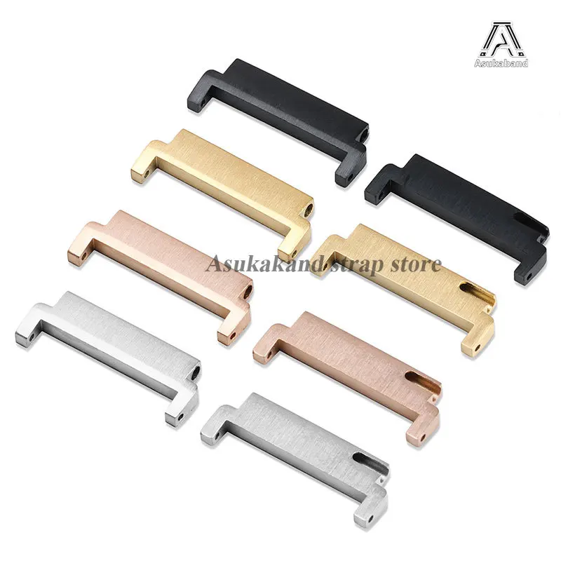 2pcs Quick Release Watch Strap Adapter Watch Accessories 18mm To 20mm 22mm,20mm To 18/20/22mm,22mm To 22mm Silver Pins Connector - view 4