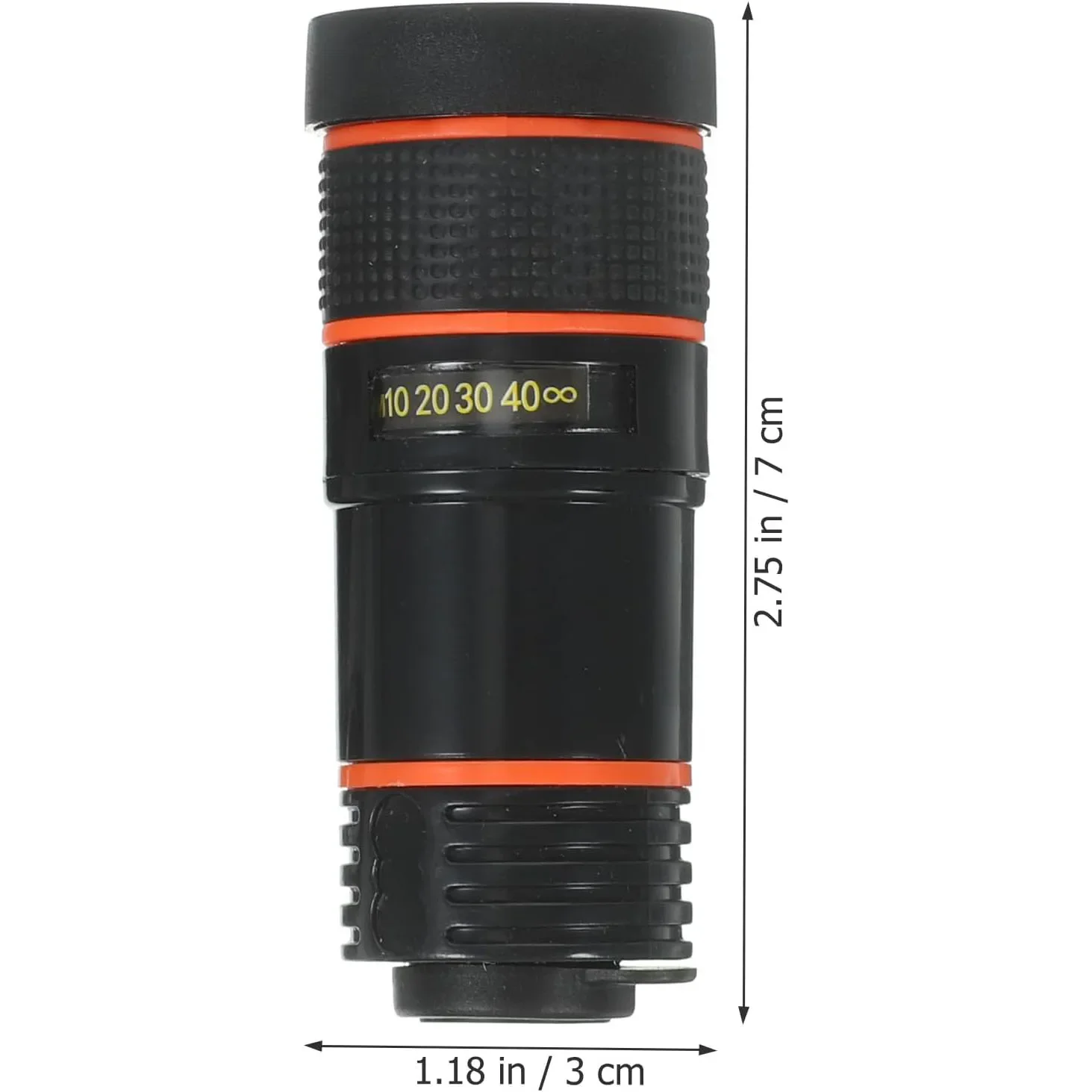 เลนส์โทรศัพท์มือถือโฟกัสยาว 8 เท่า กล้องโทรทรรศน์โทรศัพท์มือถือ 8 เท่า เลนส์กล้อง HD ซูมภายนอก เลนส์พิเศษสำหรับการตั้งแคมป์ดูกีฬา