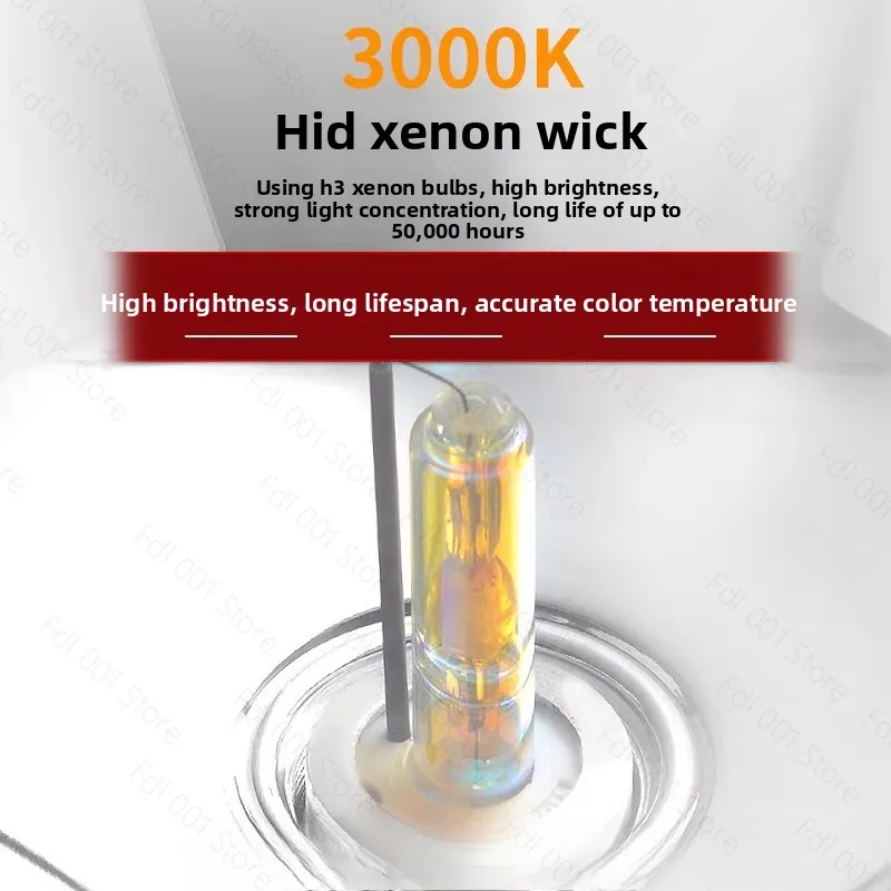 Super bright 20000Lm HID headlight outdoor hunting 12V strong light long-range headlamp 100W xenon lamp