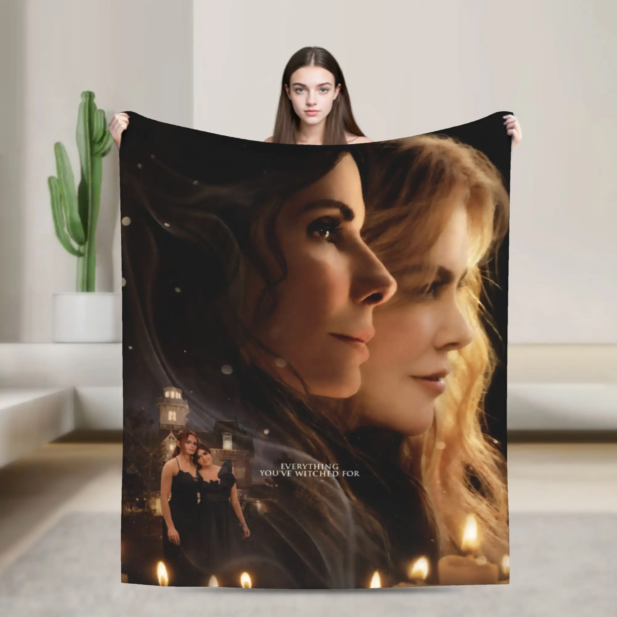 Super Soft Practical Magic 2 Movie 2026 Throw Blanket Premium Fleece Flannel Lightweight Bed Blanket Cozy Warm Blankets