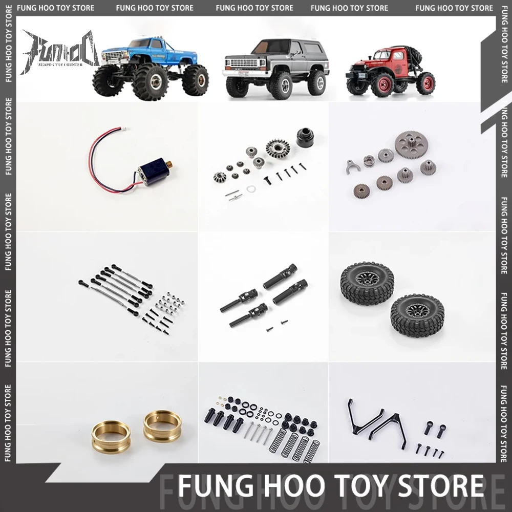 Fms Fcx18 Fcx24 Series Shared Metal Parts Upgrade Power Wagon Max Smasher K5 Official Modified Op Parts Spare Parts Toys Gift