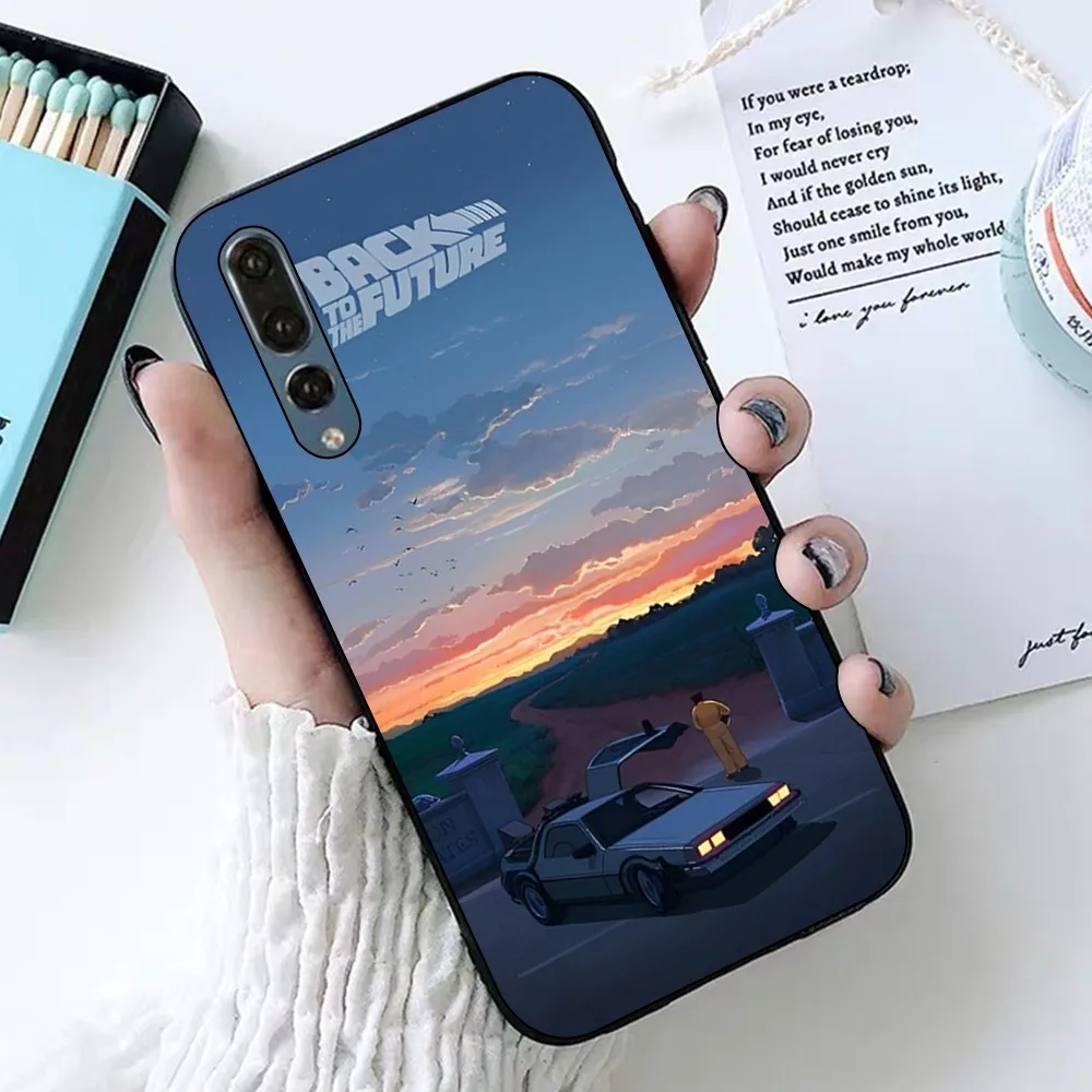 B-Back To-the-Future Phone Case For Huawei Honor 10 lite 9 20 7A pro 9X pro 30 pro 50 pro 60 pro 70 pro plus