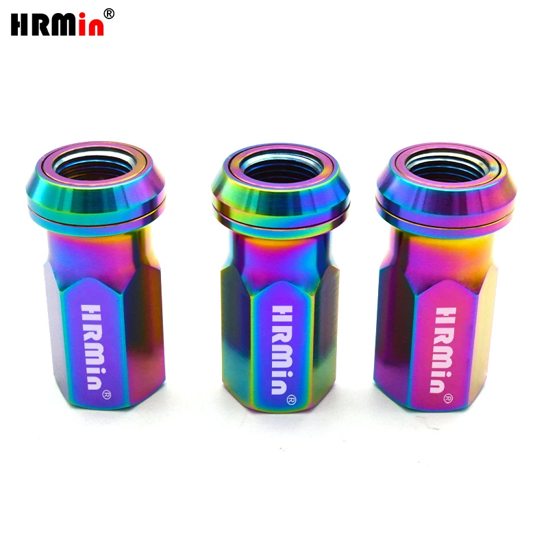 HRMin 10.9 grade Gr.5 titanium open end cone seat free washer wheel lug nut M12*1.5mm for Toyoto,Mazda,Honda,Acura,Scion,Lexus