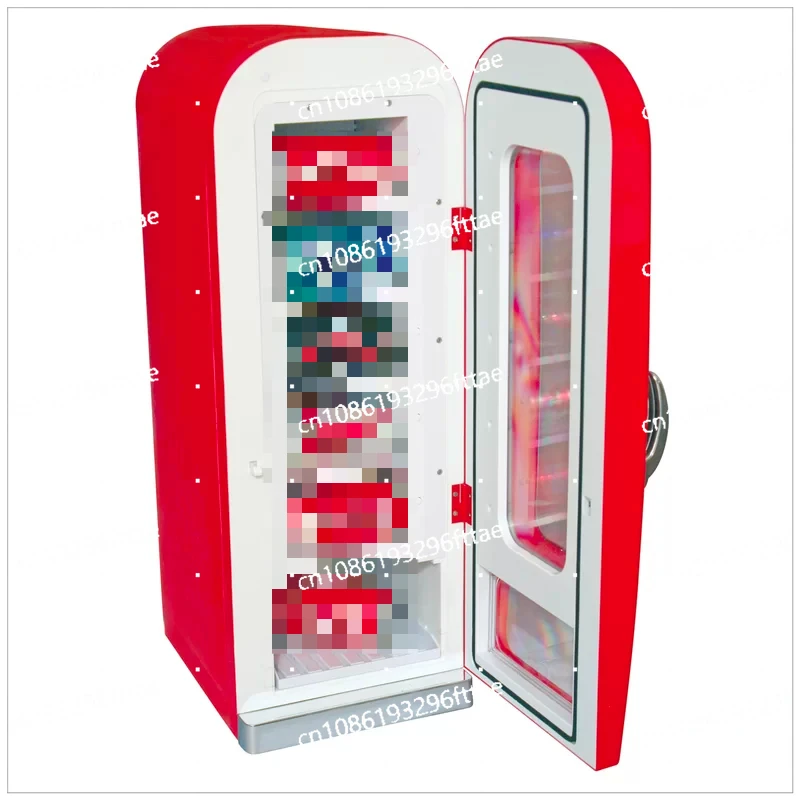 American Retro Coca-Cola Mini Vending Machine 10 Cans, Pop-up Small Refrigerator, Home Car Sales