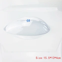 Plastic head shell for half wig making head Plastic head capsule for semi wig making head 3 Size