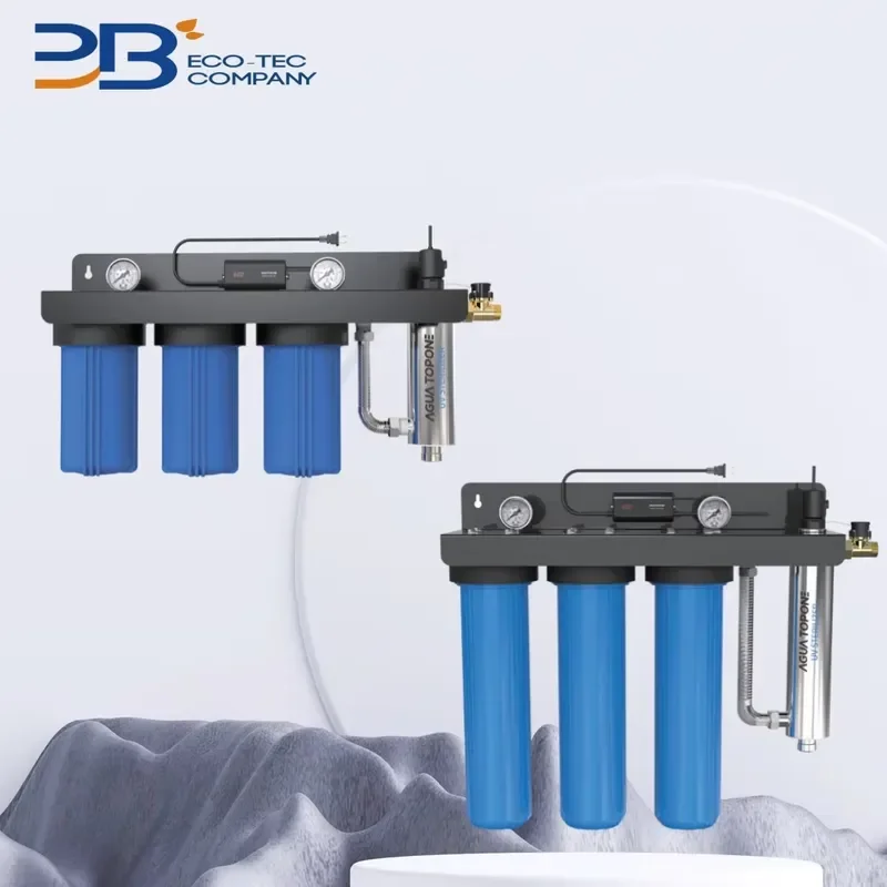 Multimedia 20 GPM Flow Water Filtration System Include PP Pleated Filter element Suitable for Well /tap /rain