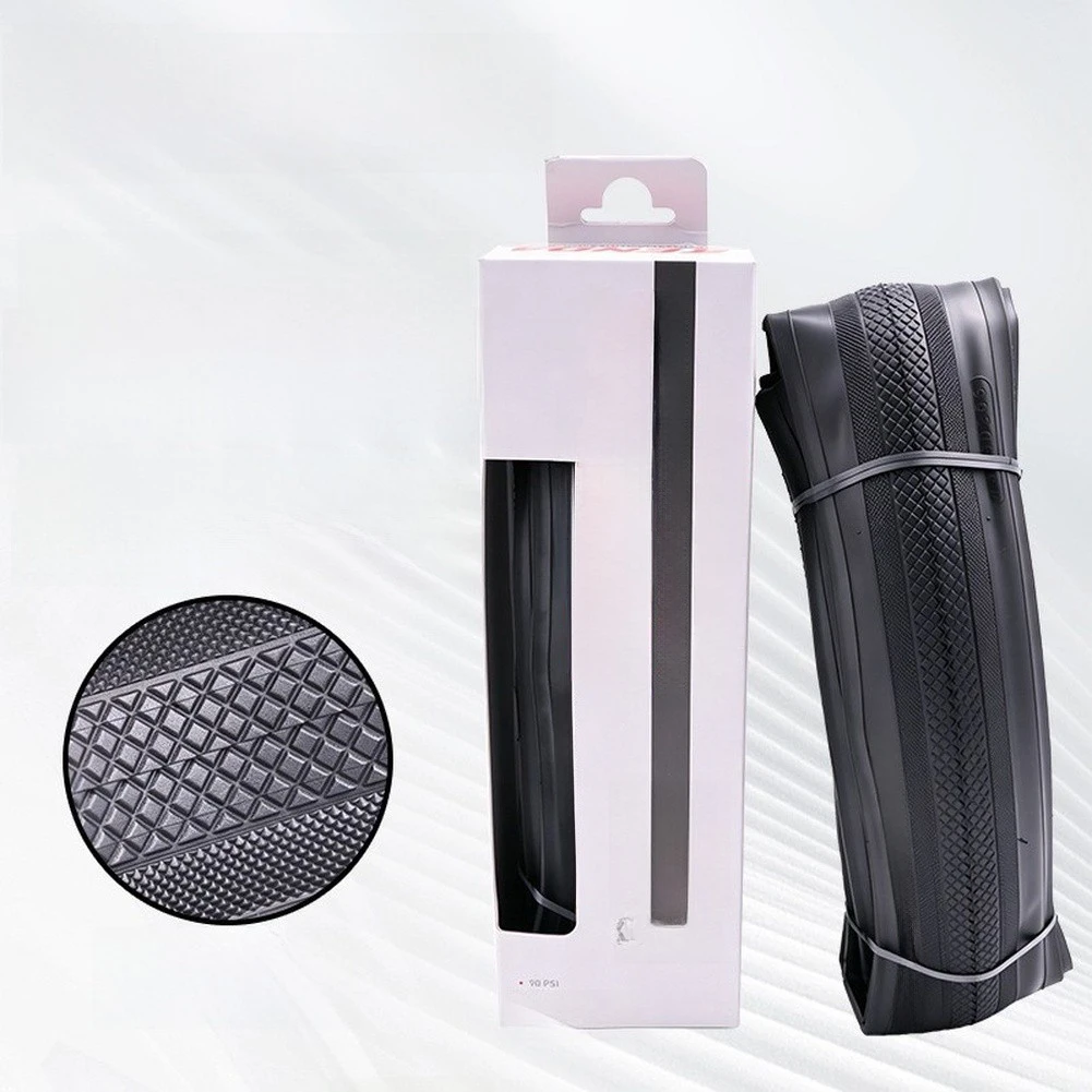 Road Bike Outer Tire 700x25C 700x28C Foldable 120TPI Lightweight Construction with Optimized Tread Drainage Design